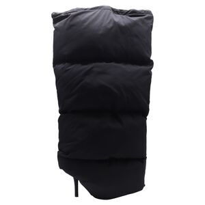 Balenciaga New Wader Quilted Knee-High Boots in Black Polyamide